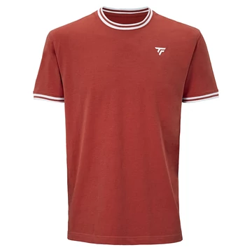 Tecnifibre Team Stretch Tee Terracotta (téglavörös) férfi pólóing