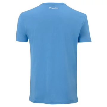 Tecnifibre Team Cotton Tee Azur (világoskék) férfi pólóing