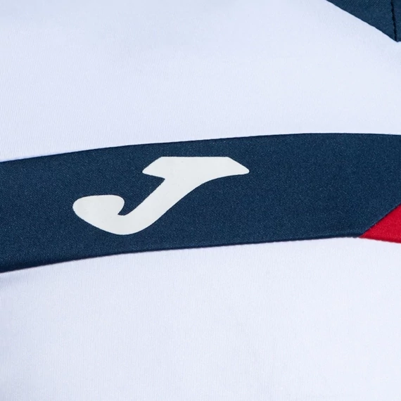 Joma Court Short Sleeve T-Shirt White Red / fehér / ffi pólóing