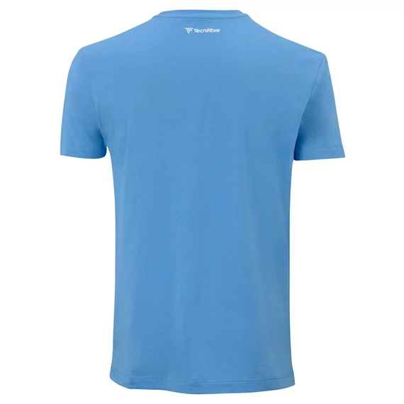 Tecnifibre Team Cotton Tee Azur / világoskék / ffi pólóing