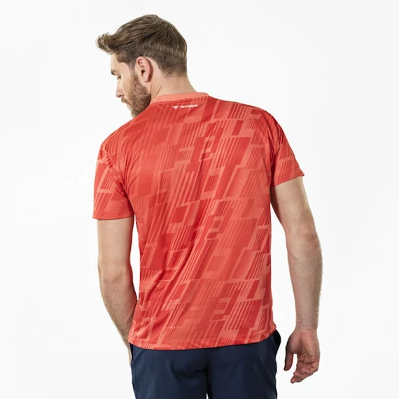Tecnifibre X-Loop Tee Coral / piros / ffi pólóing