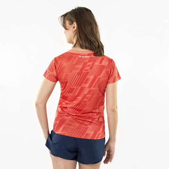 Tecnifibre W. X-Loop Tee Coral / piros / női pólóing