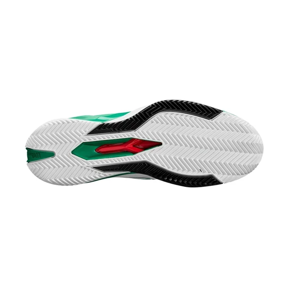 Wilson Rush Pro 4,5 Clay (fehér-zöld) padelcipő