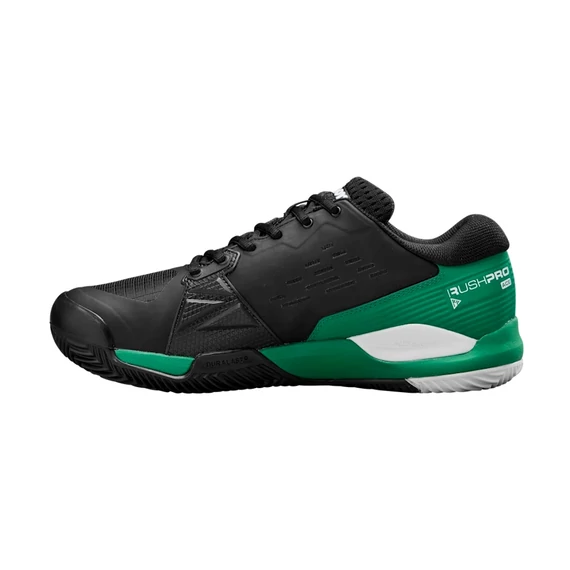 Wilson Rush Pro Ace Clay (fekete-zöld) padelcipő